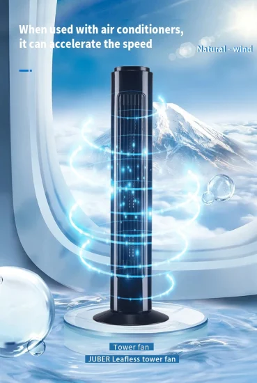 高品質、静かでポータブルな36インチ90度回転空冷タワーファン